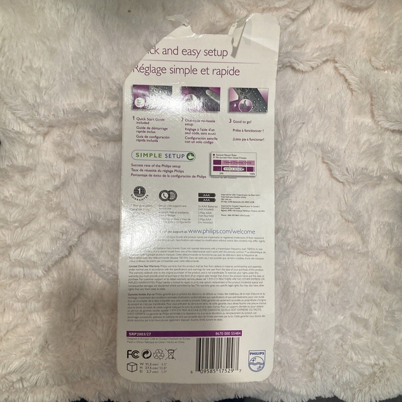 Philips Universal Remote Control SRP2003/27 New Damaged Package Tested Works - Picture 3 of 6